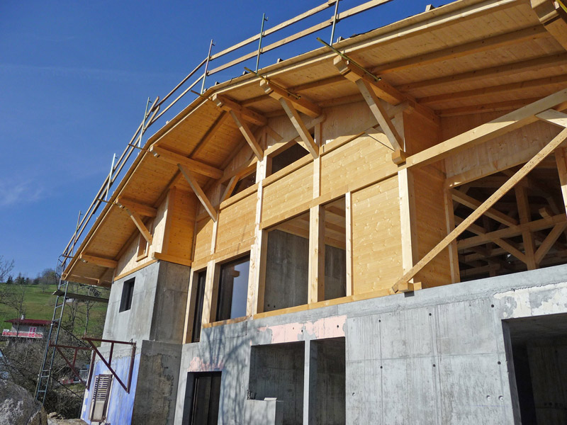 Robert Baz Construction de chalets en madrier à Combloux