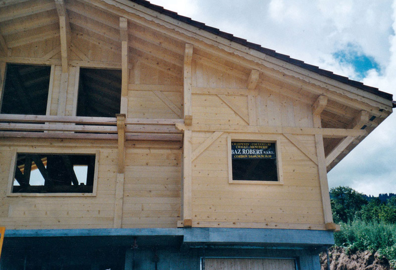 Robert Baz Construction de chalets en madrier près de Passy