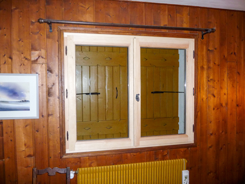 Robert Baz fabrication de fenêtres en bois sur mesure Contamines Montjoie
